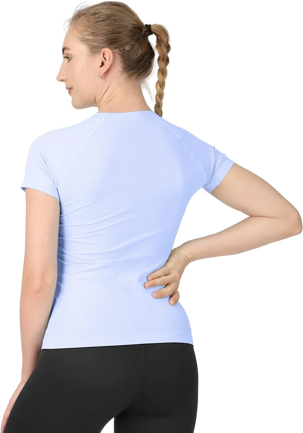MathCat Workout Shirts for Women,Workout Tops for Women Short Sleeve,Yoga T Shirts for Women,Breathable Athletic Gym Shirts