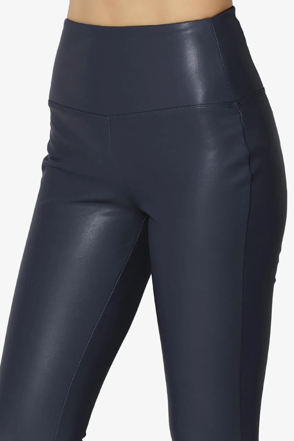 Mayari High Rise Faux Leather Leggings PLUS