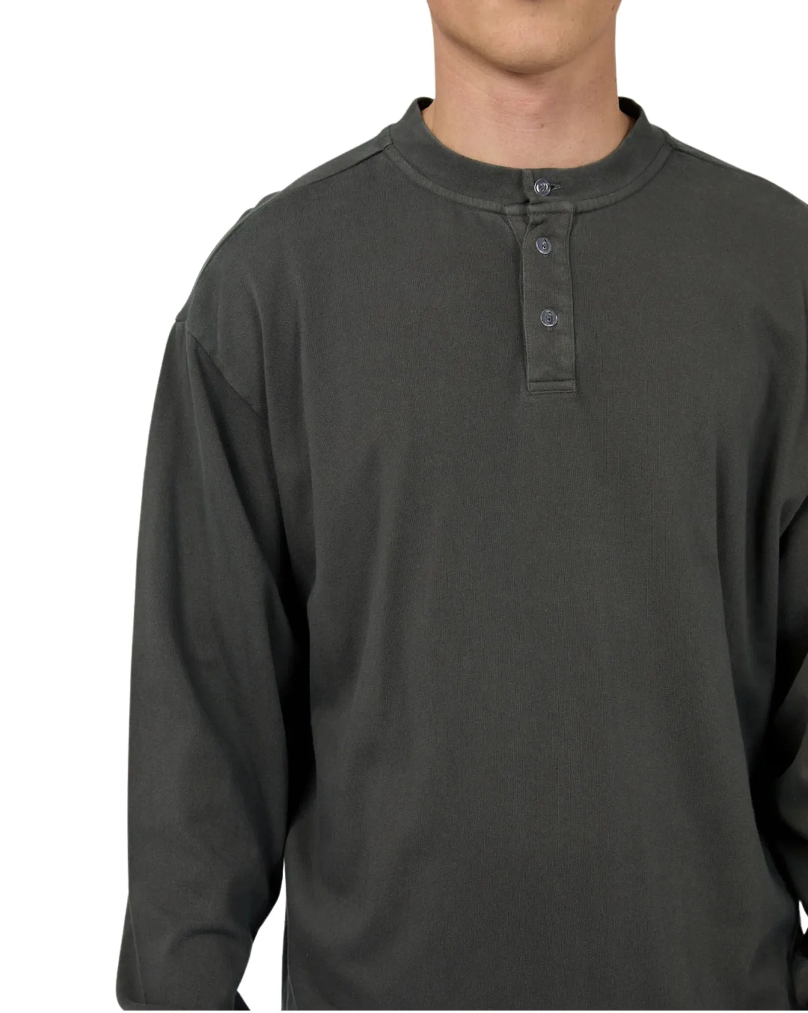 Mens Henley LS Top