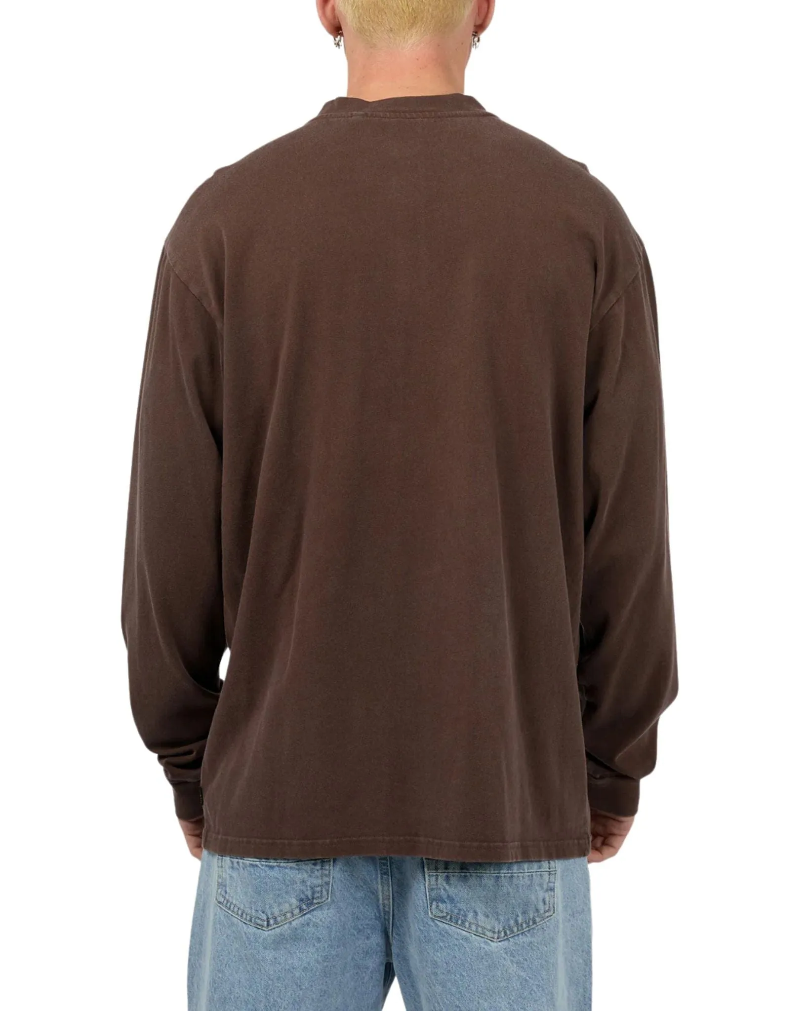 Mens Henley LS Top