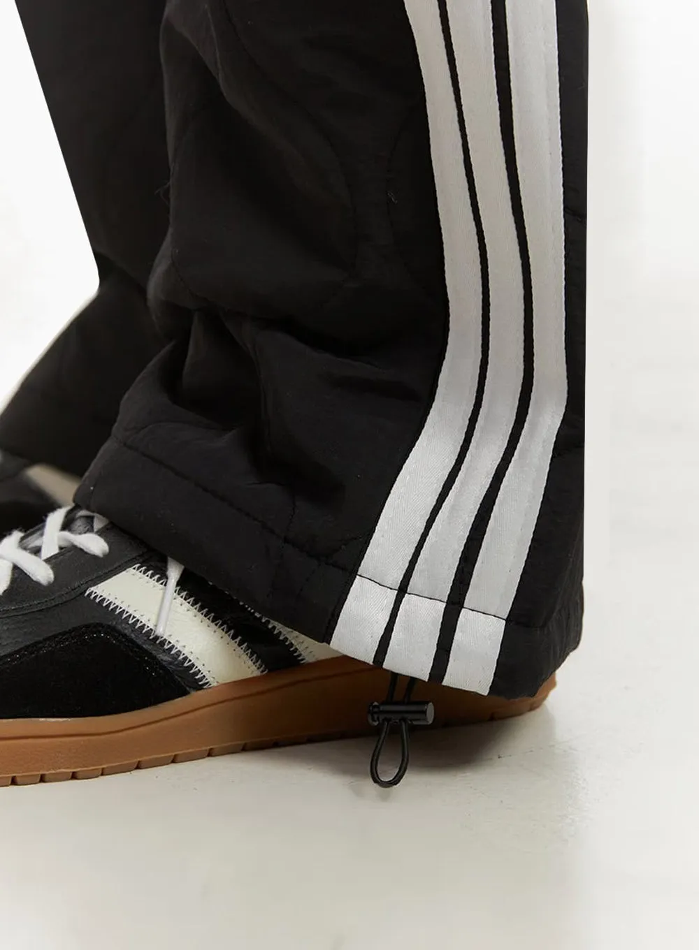Men's Quilted Wide-Leg Track Pants ID431