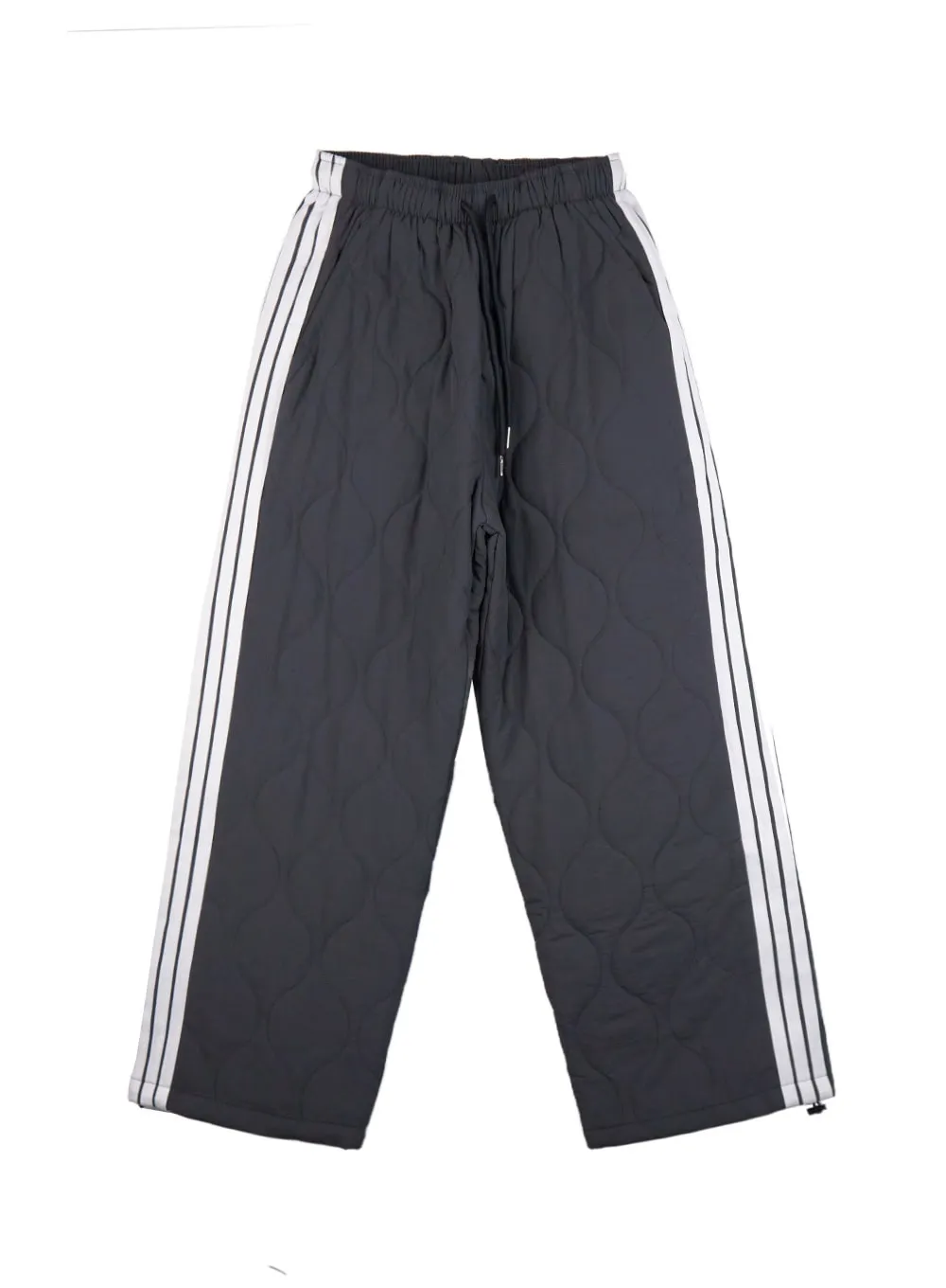 Men's Quilted Wide-Leg Track Pants ID431