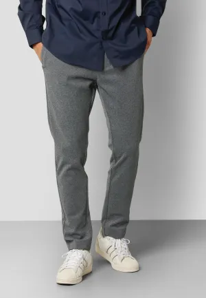 Milano jersey stretch pants - Mørkegrå Mix