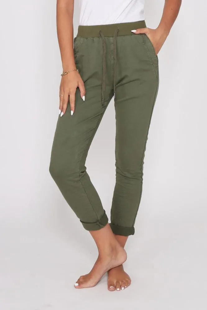 Monaco Riley Joggers Khaki