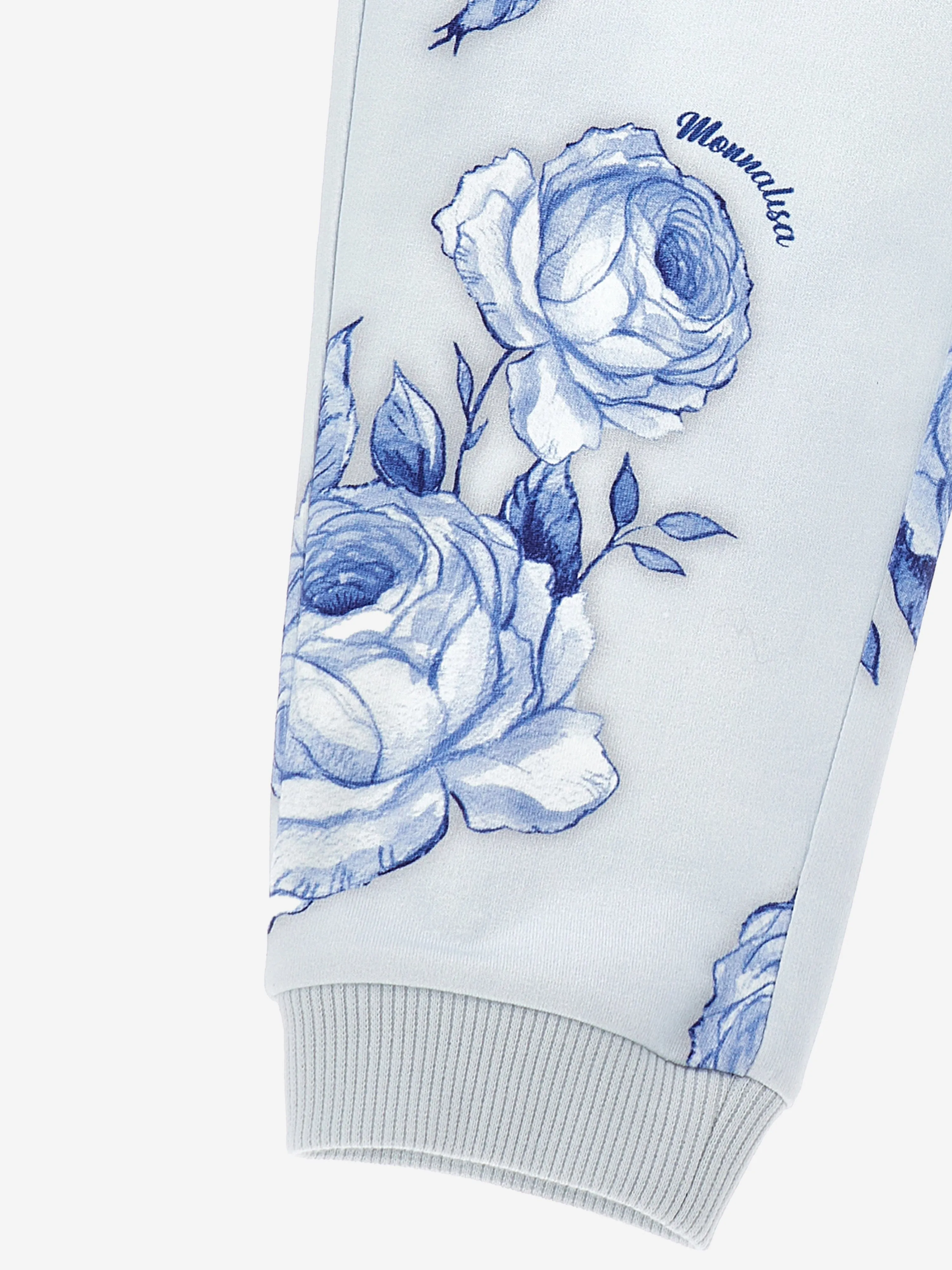 Monnalisa Girls Frozen Print Joggers in White