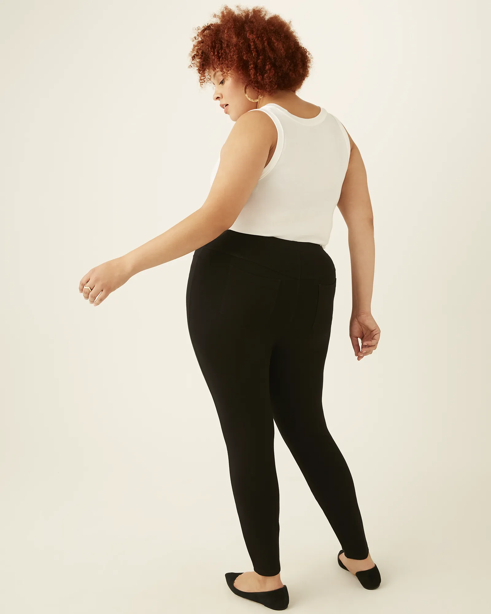 Myrtle Pull on Legging with Pockets Black | Black