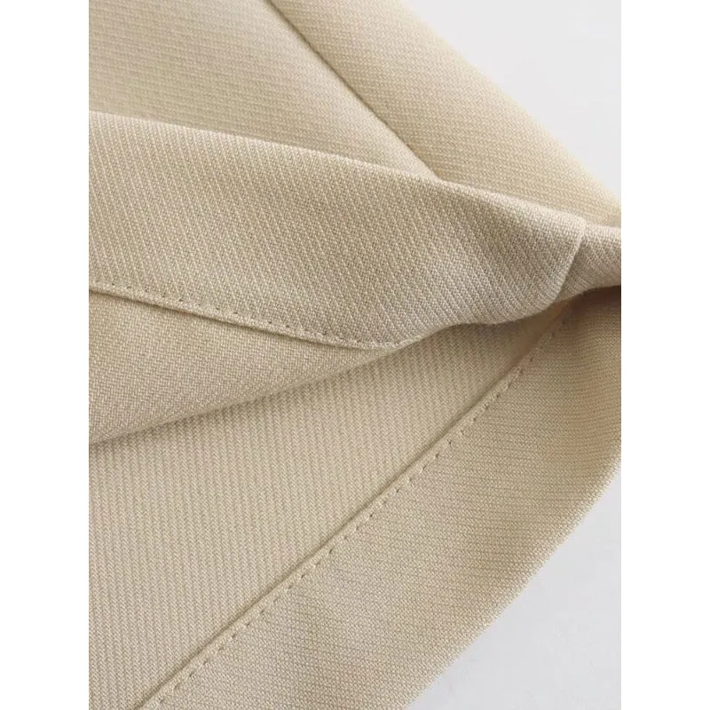 Office Wear High Waist Straight Pants For Women