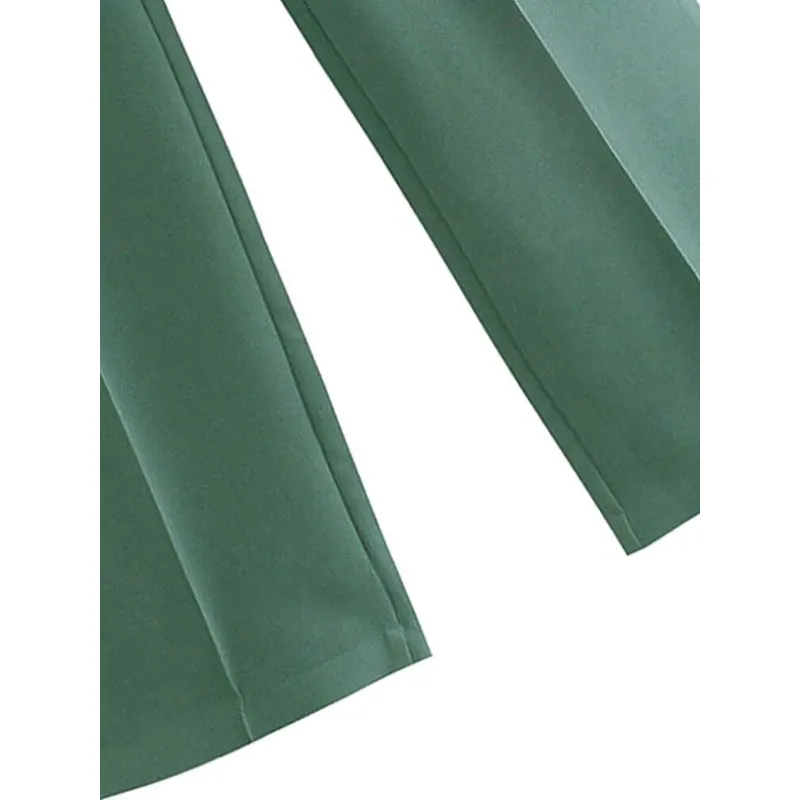 Office Wear High Waist Straight Pants For Women