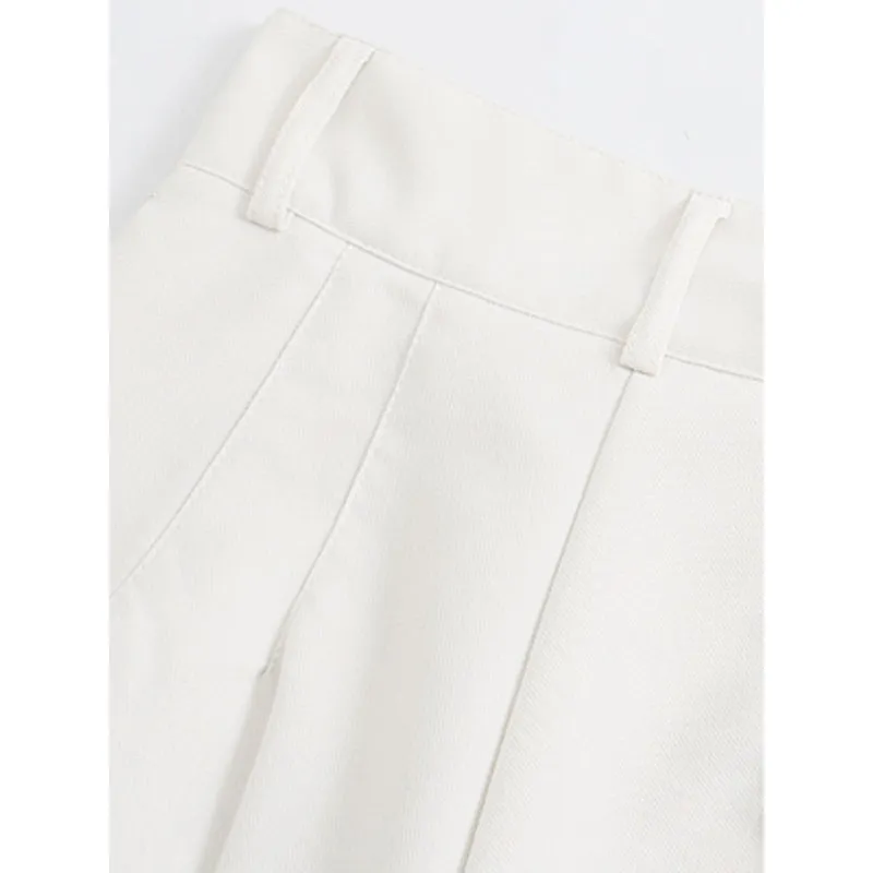 Office Wear High Waist Straight Pants For Women