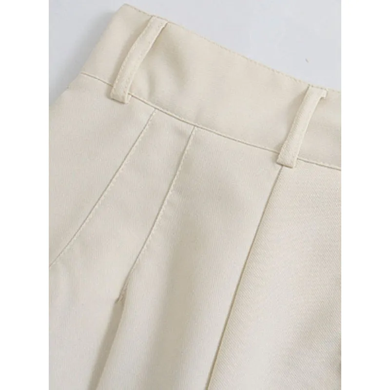 Office Wear High Waist Straight Pants For Women
