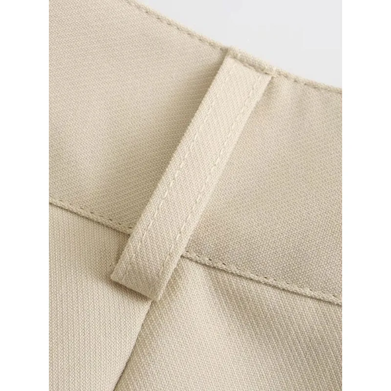 Office Wear High Waist Straight Pants For Women