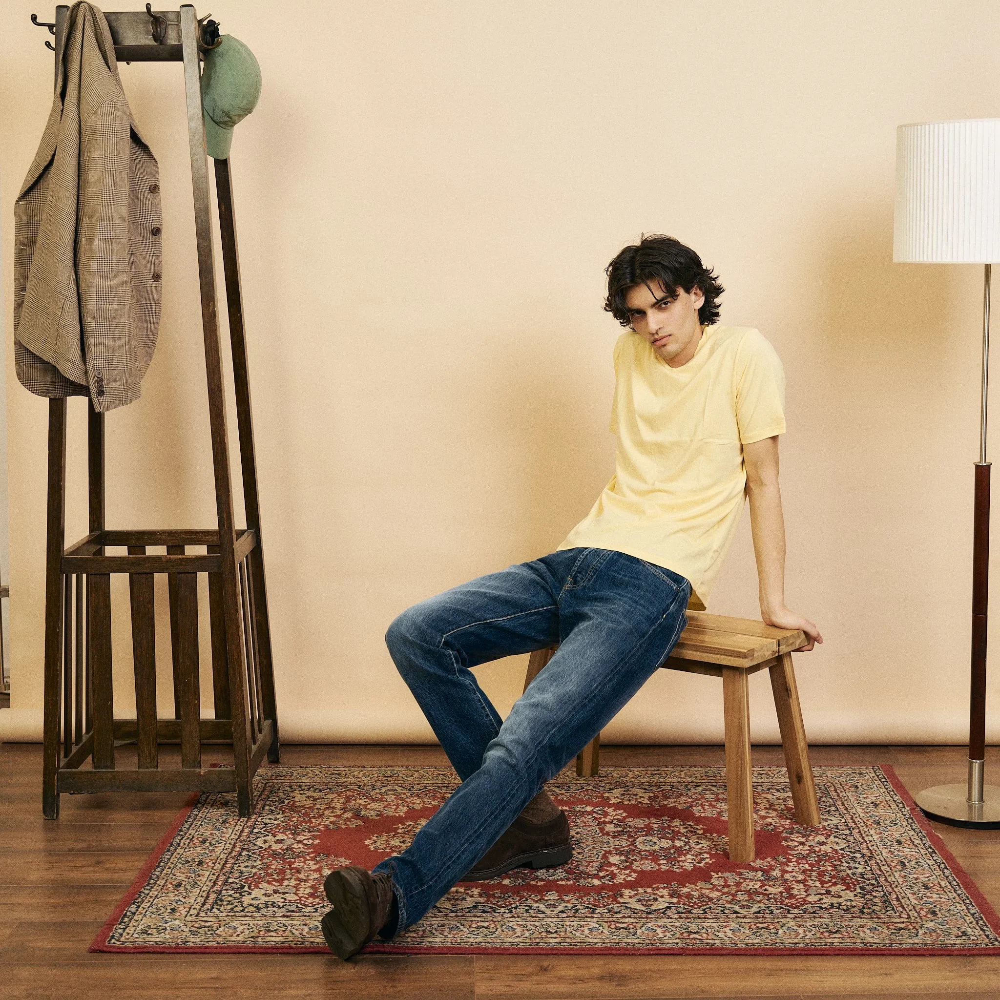 Organic Egyptian Cotton T-Shirt - Yellow