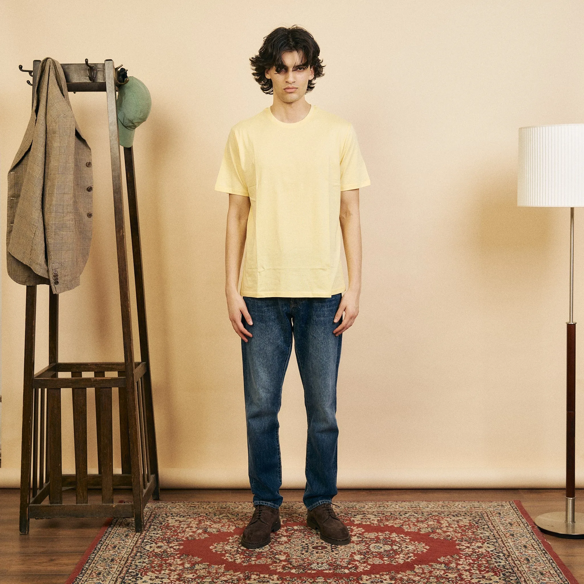 Organic Egyptian Cotton T-Shirt - Yellow