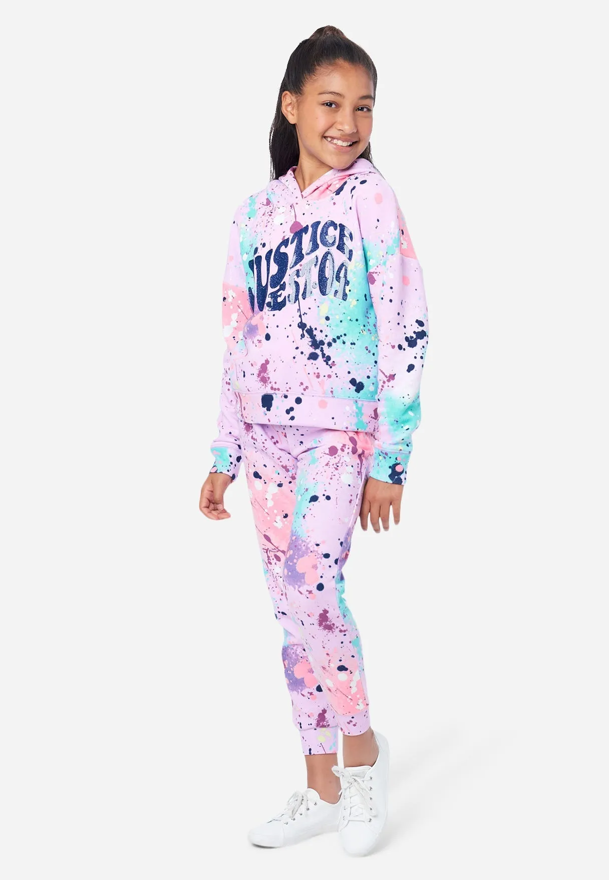 Patterned Fleece Jogger