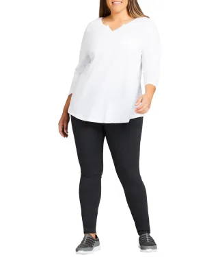 Pima High Rise Legging | Charcoal Grey