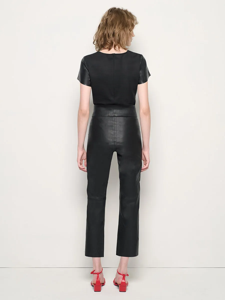 REAGAN STRETCH LEATHER LEGGINGS