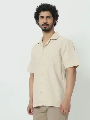 SAINTJONES-SLUB COTTON SHIRT