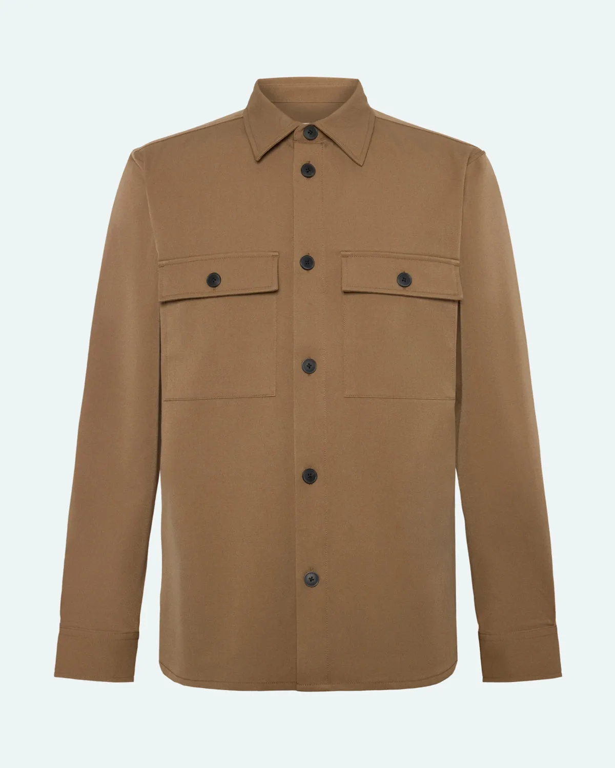Santon overshirt 3808 - Shitake