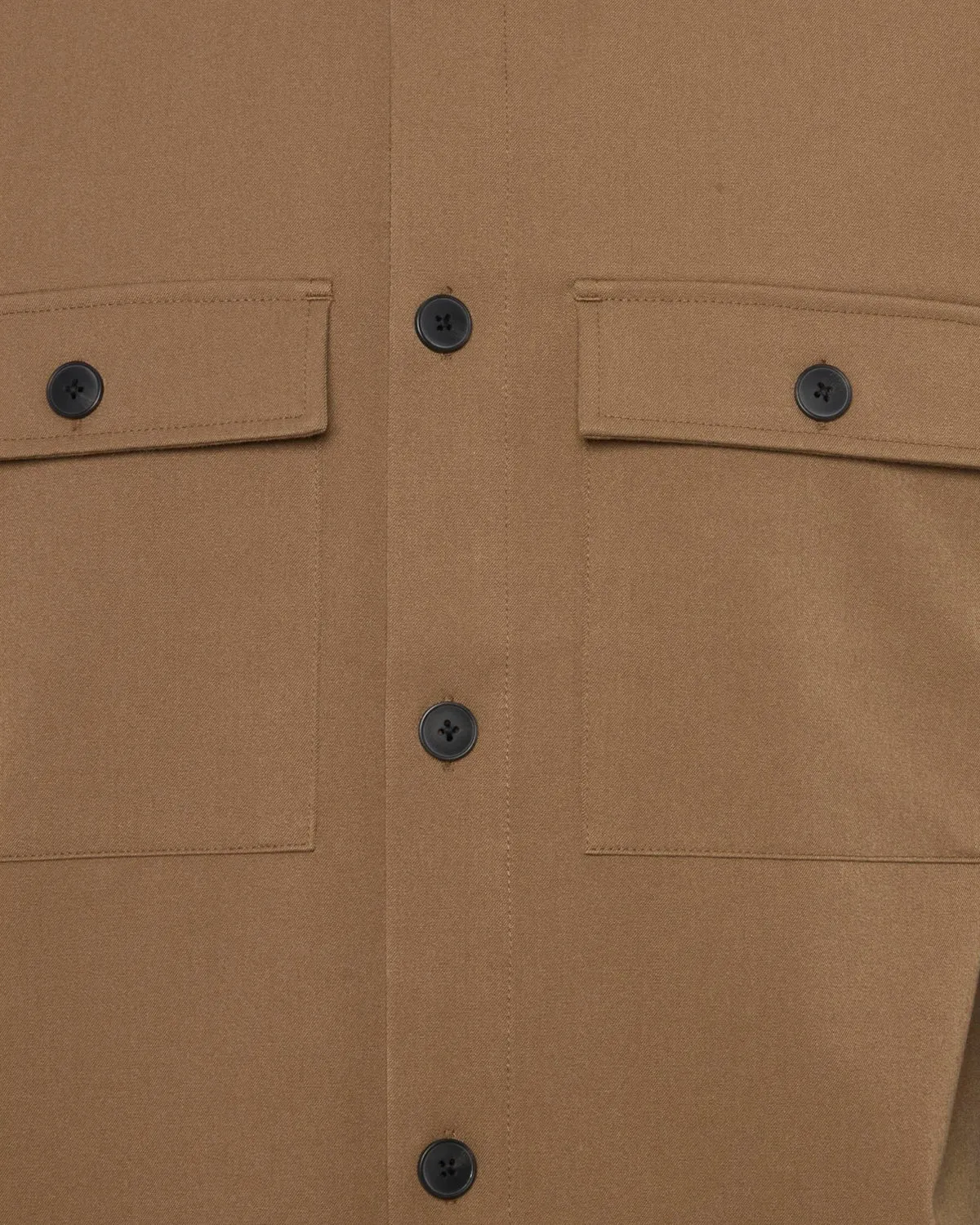 Santon overshirt 3808 - Shitake