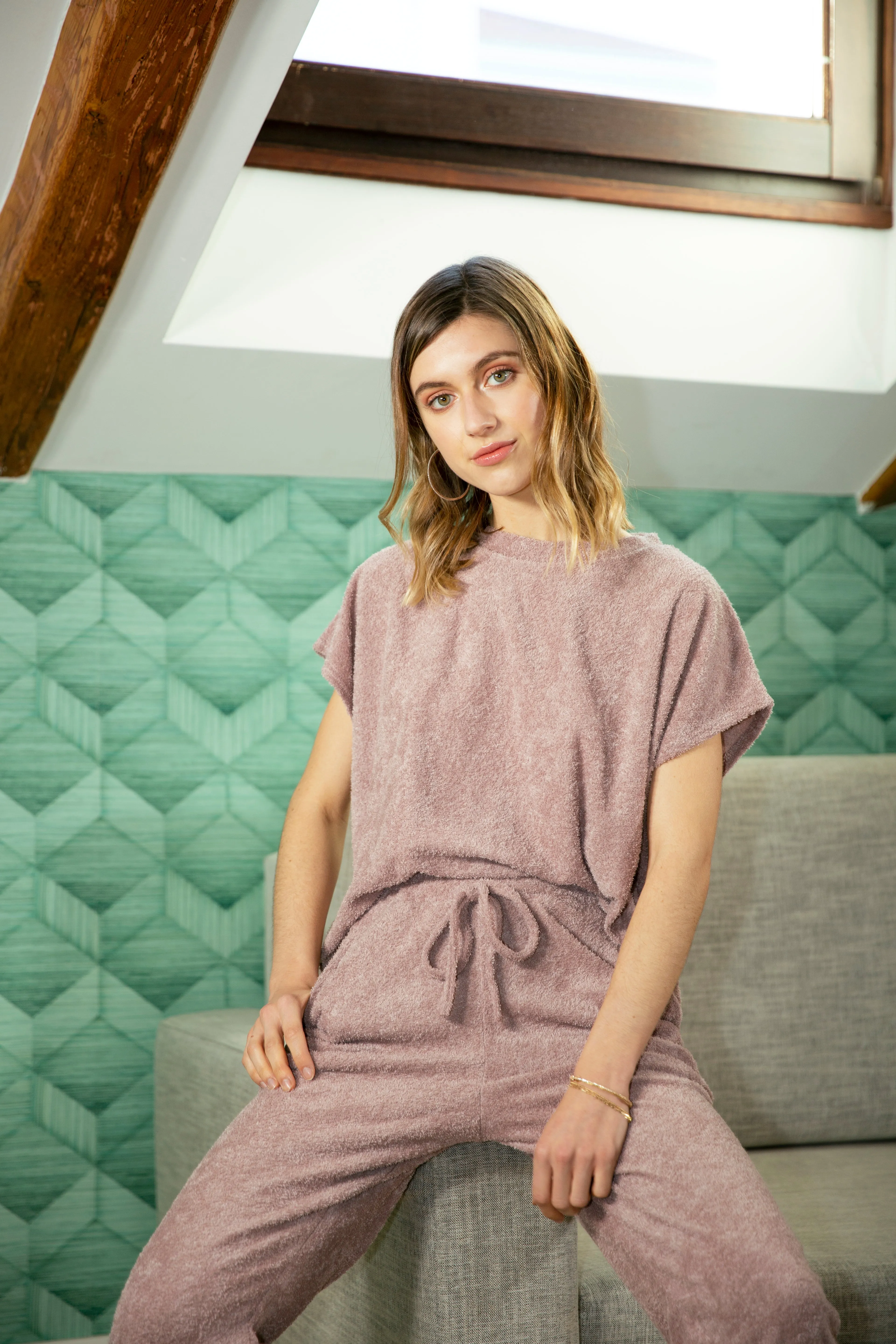 Short Sleeve Boxy Lounge Set