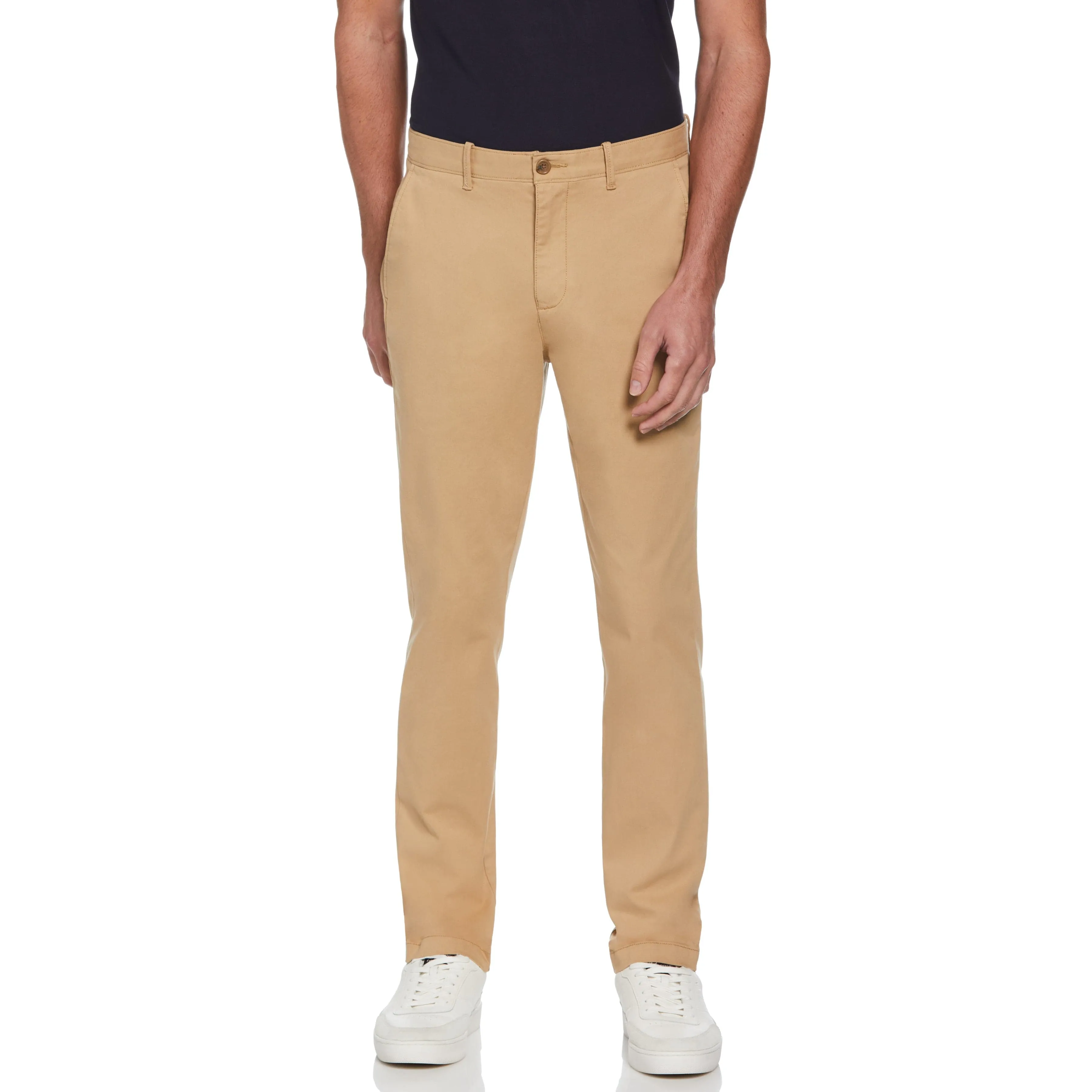 Slim Fit Stretch Chino Flat Front Pant