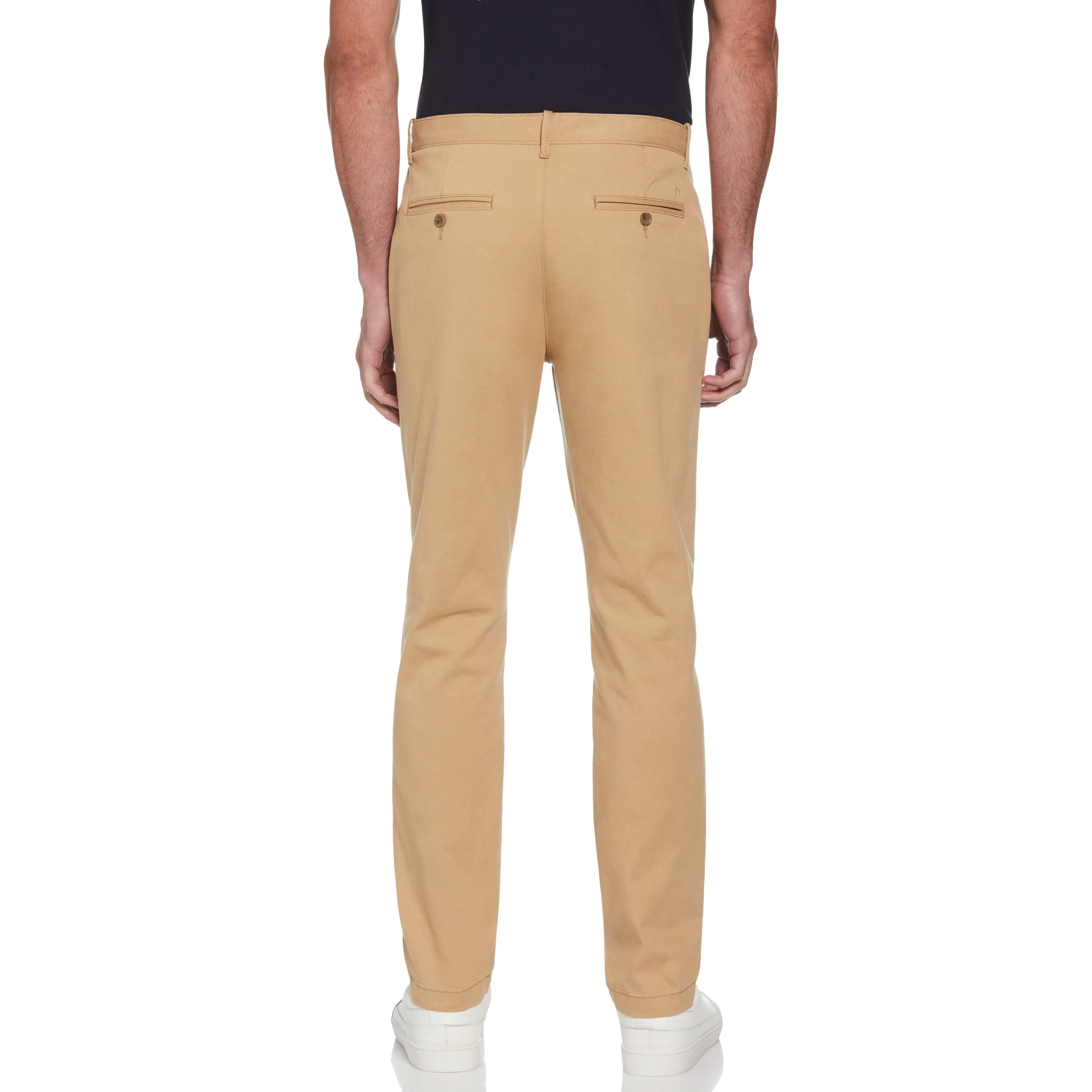 Slim Fit Stretch Chino Flat Front Pant