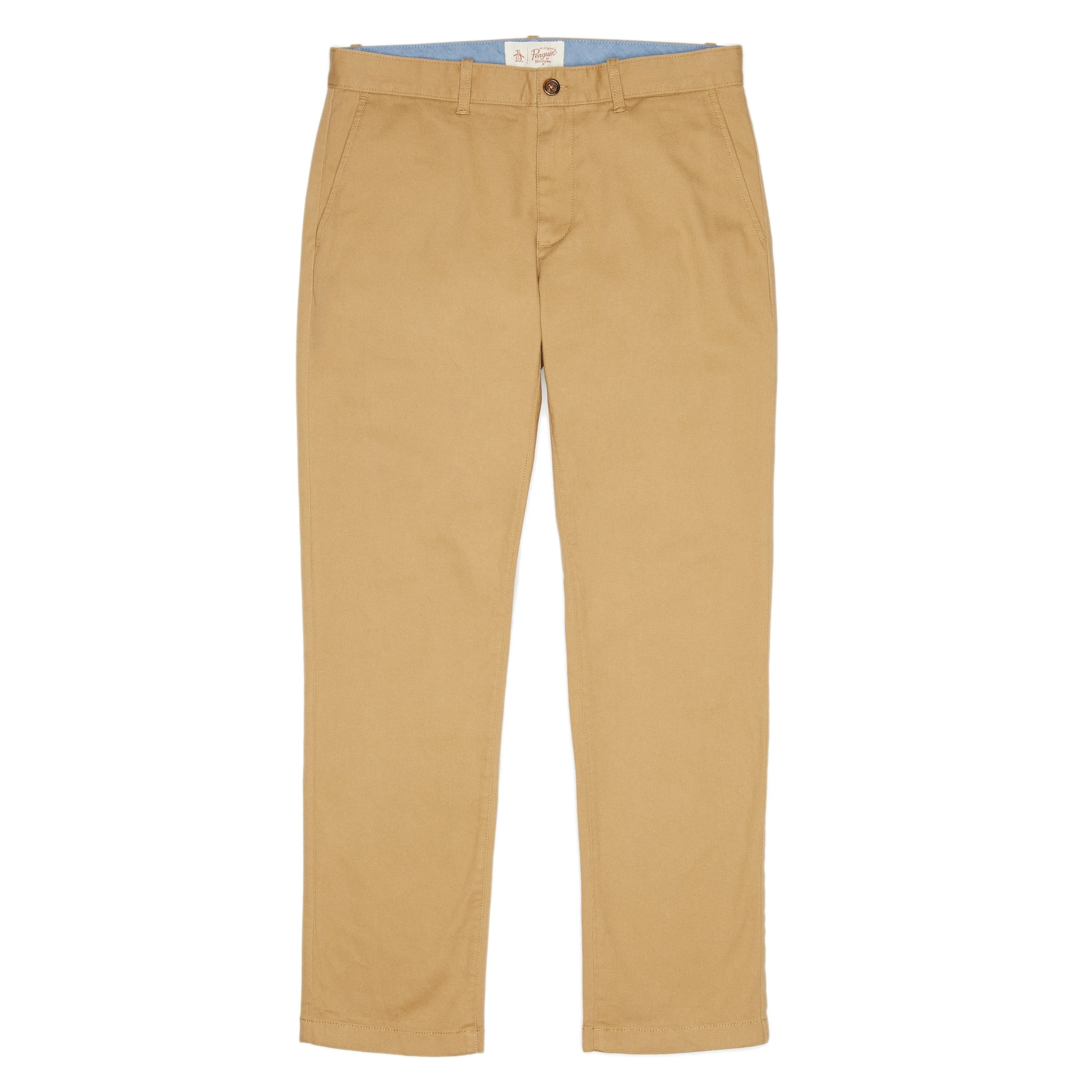 Slim Fit Stretch Chino Flat Front Pant