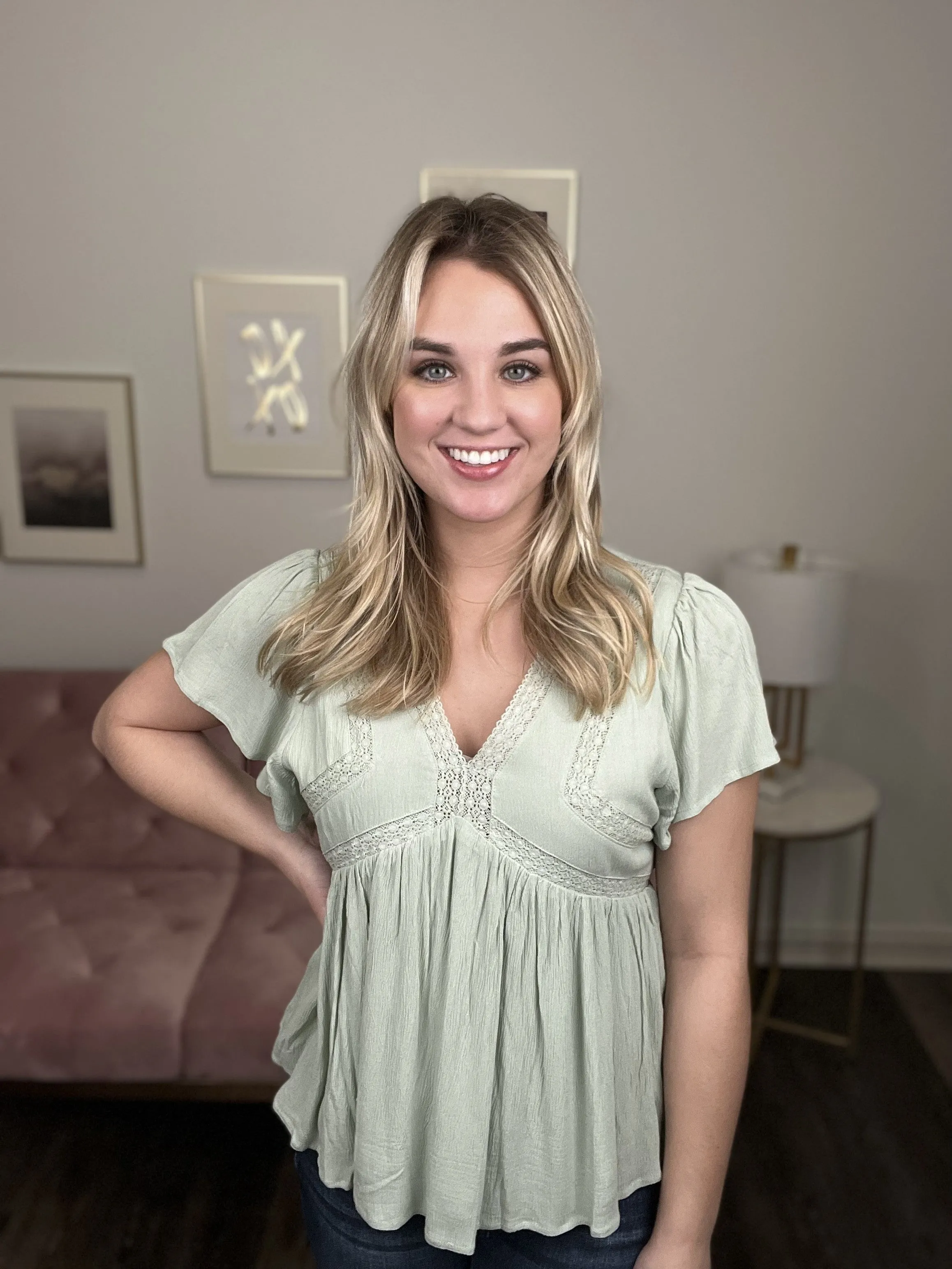 Spring Meadow Top * Final Sale*
