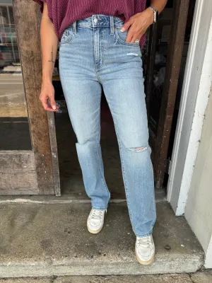 Sundaze High Rise Vintage Straight Jeans