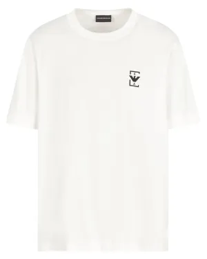 T-shirt relaxed fit in  cotone puro