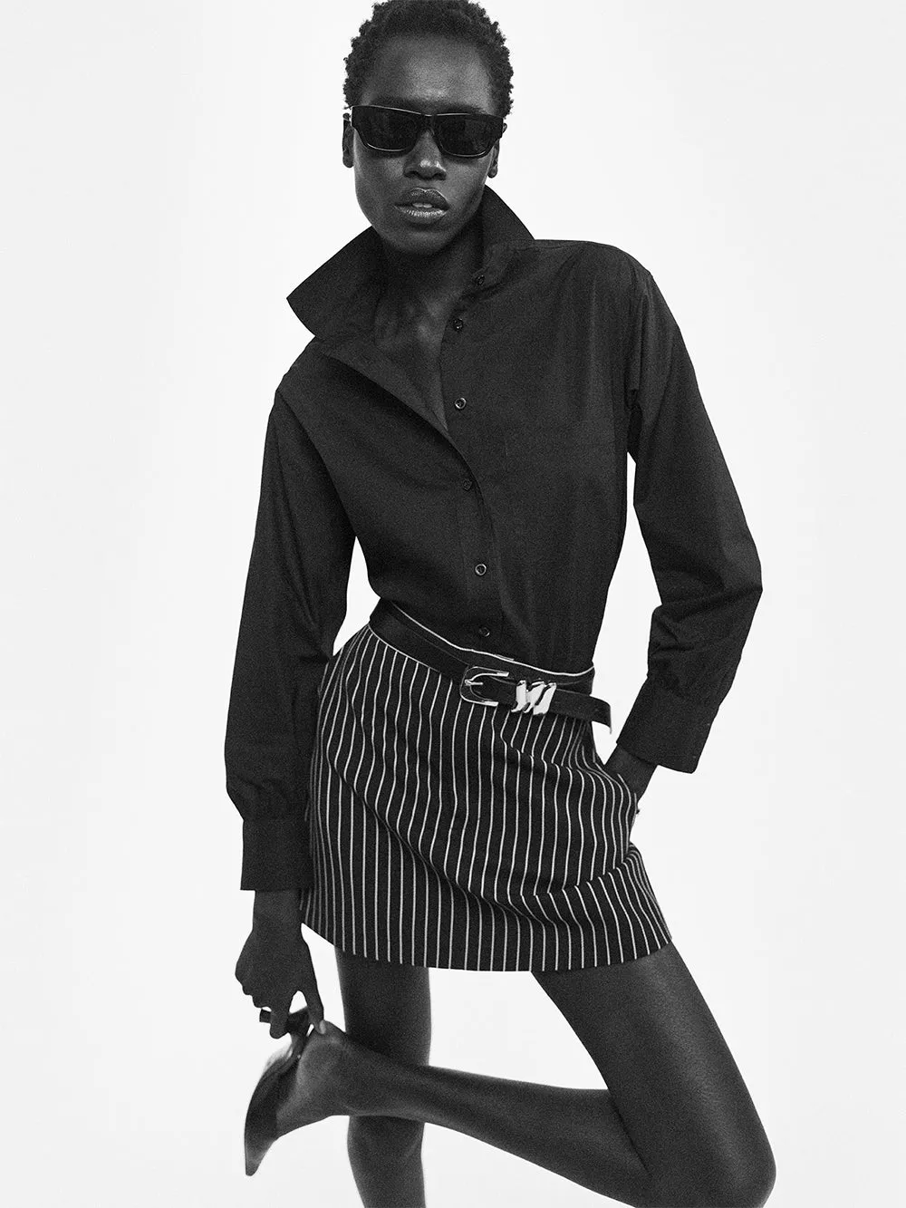 The Borrowed Pocket Shirt -- Black