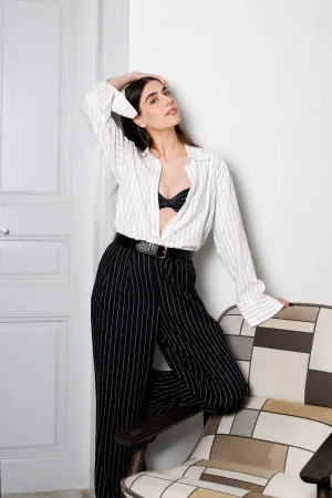 THE TAILORED SET (BLACK PANTS)