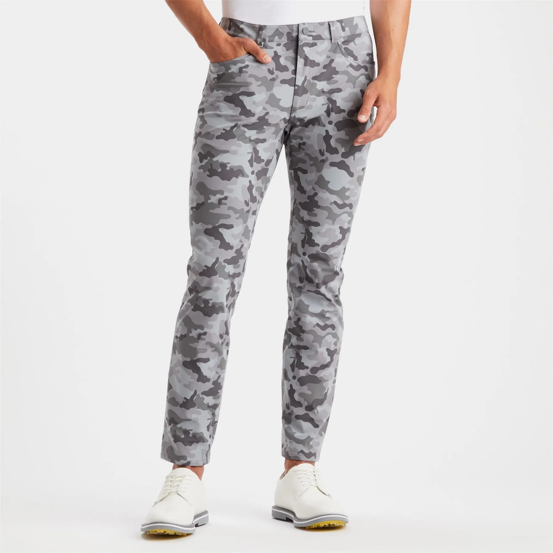 Tour 5 Pocket Straight Leg Charcoal Camo - AW23
