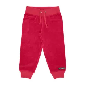 Villervalla Velour Relaxed Sweatpants - Rosehip