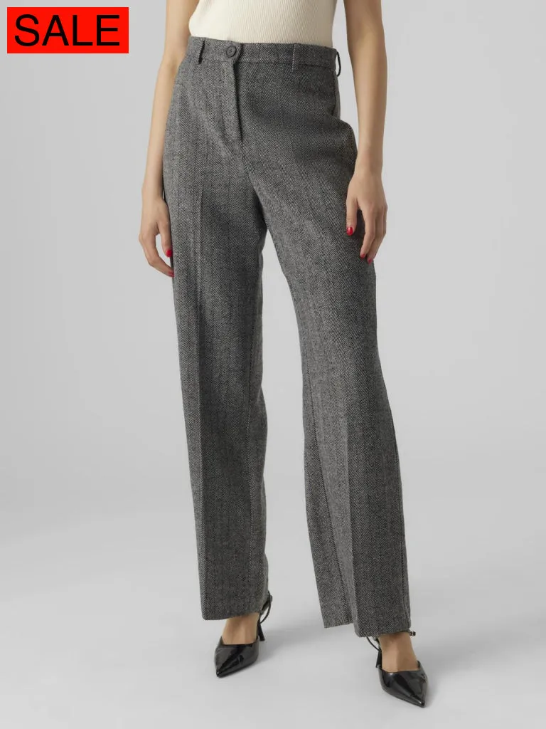 VMLIZZIE HR WIDE HERRINGBONE PANT