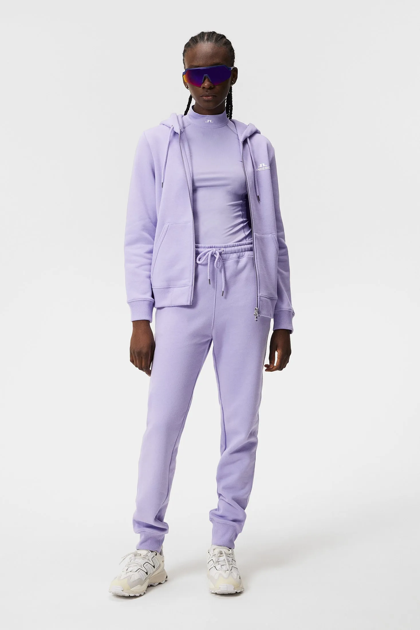 W Alpha Zip Hood / Sweet Lavender
