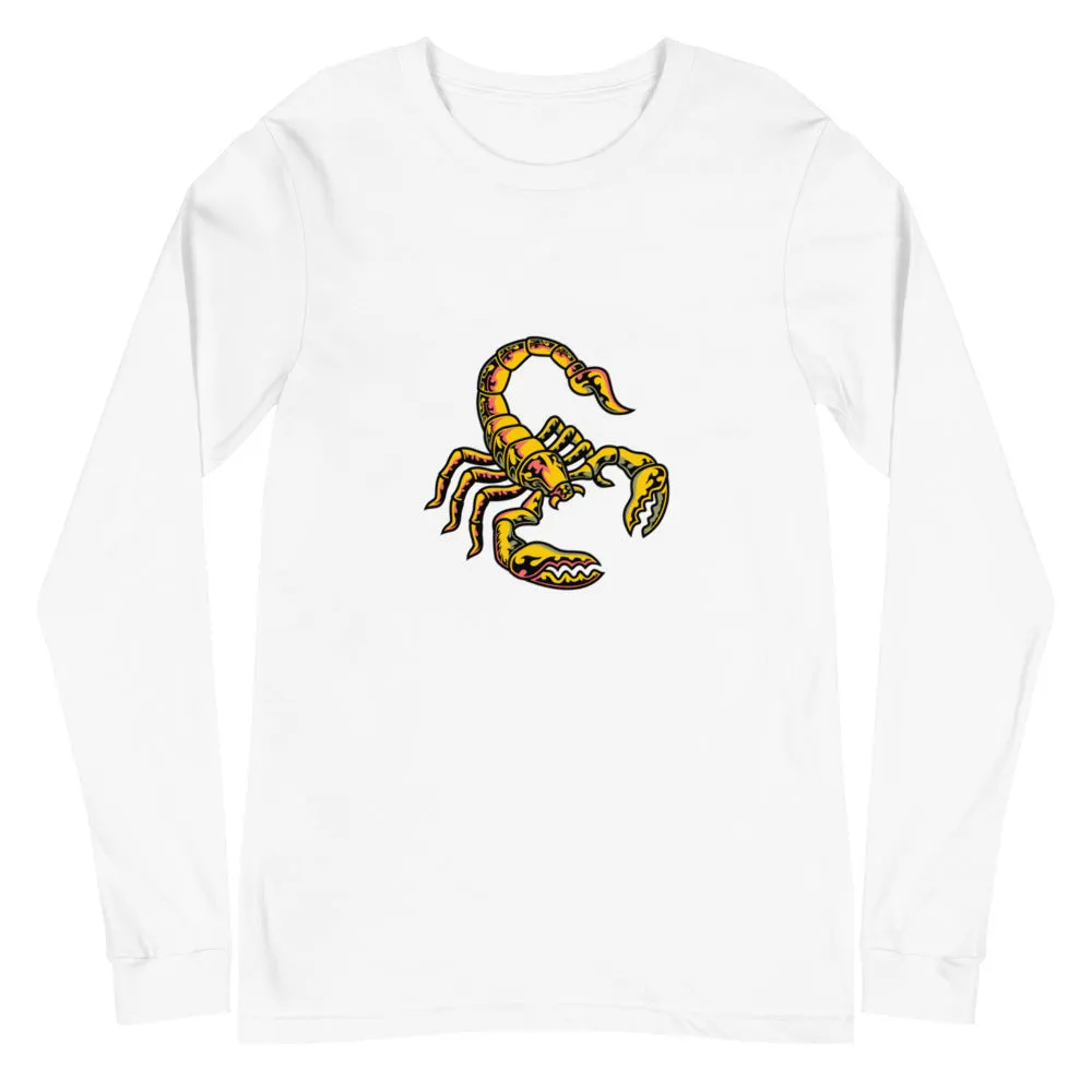 White Scorpio Versatile Long Sleeve Tee