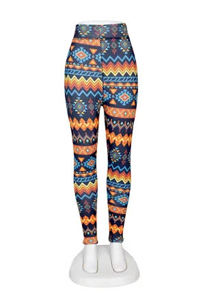 Women High-Rise Printed Leggings 80054 (3XL)