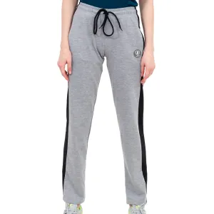Womens Luxe Flared Track pants Grey