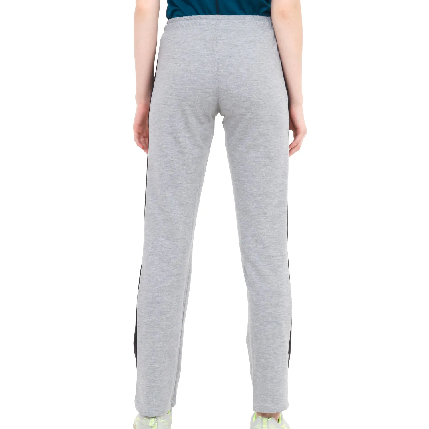Womens Luxe Flared Track pants Grey