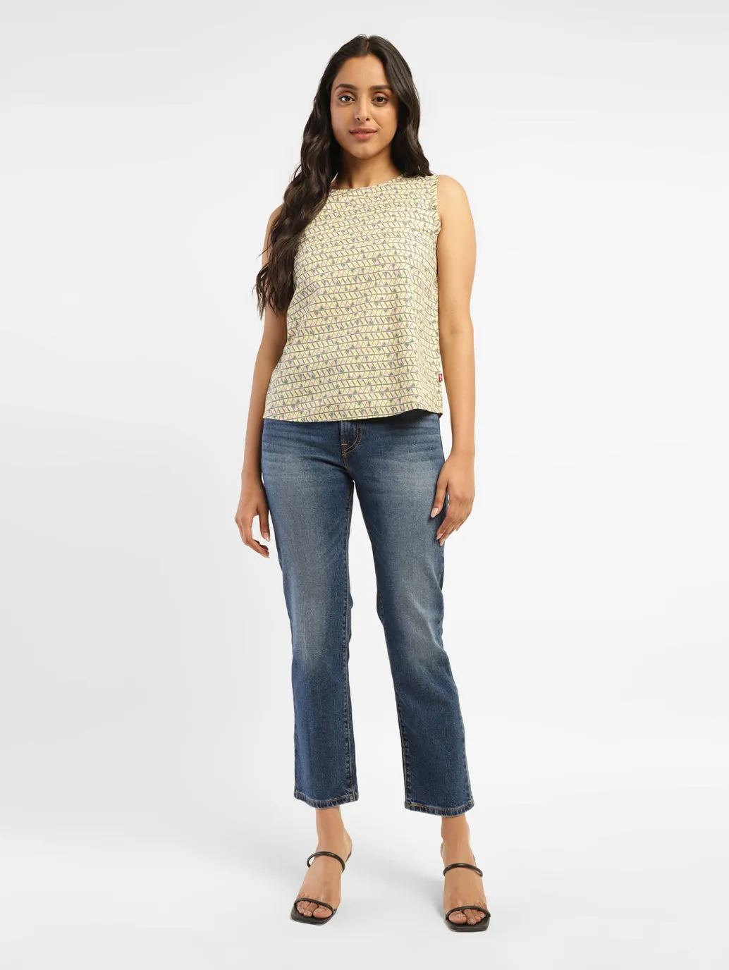 Women's Mid Rise Wedgie Straight Fit Jeans