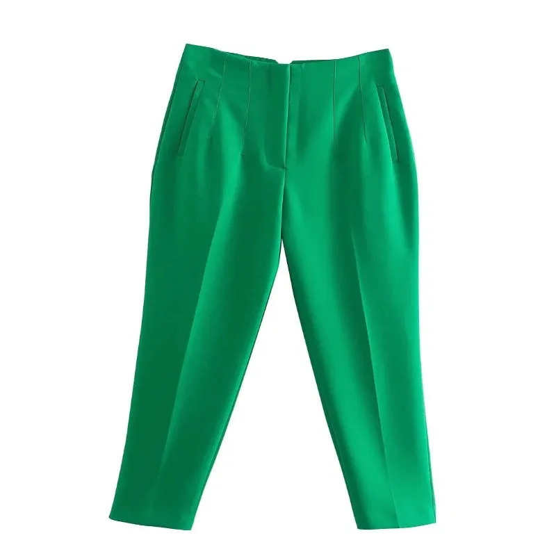 Women's Office Wear Straight Pants