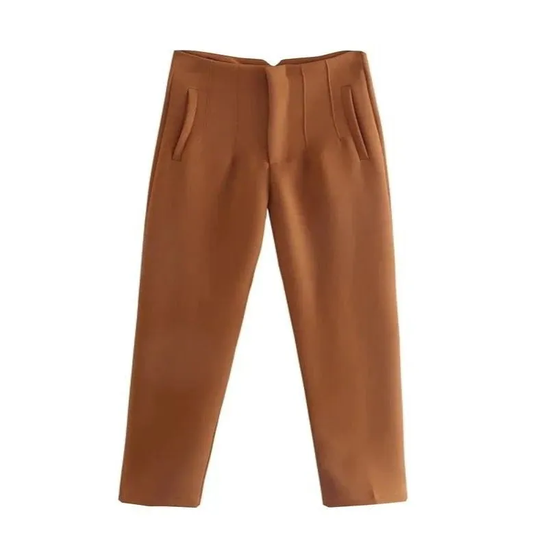 Women's Office Wear Straight Pants