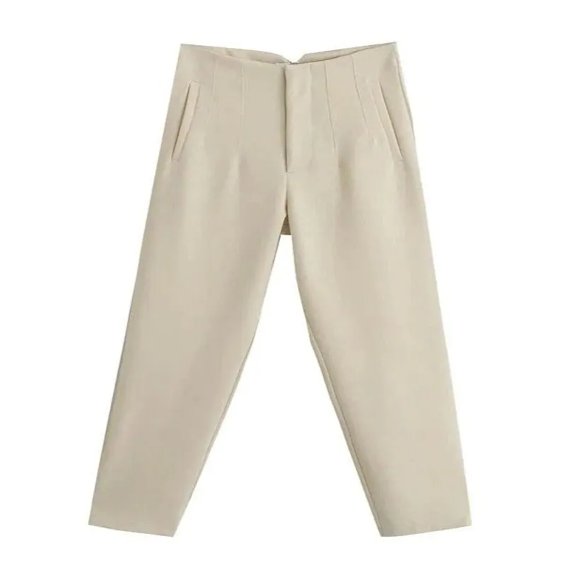 Women's Office Wear Straight Pants
