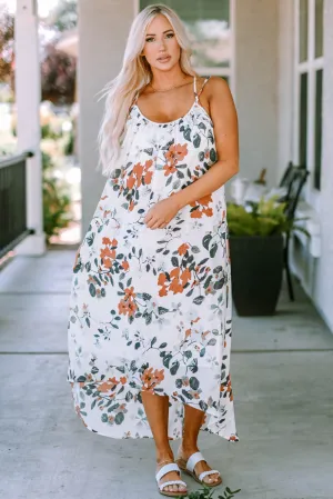 You Had Me At Brunch Floral Crisscross Maxi Dress